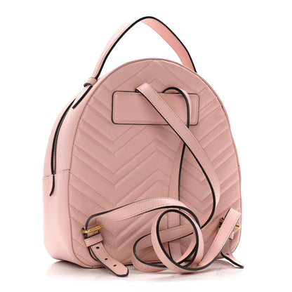 Gucci Calfskin Matelasse GG Marmont Dome Backpack Perfect Pink 3 of 13