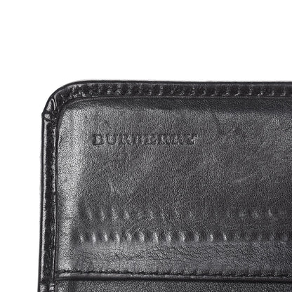 Burberry House Check Bridle Calfskin Penrose Continental Wallet Black 6 of 12