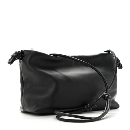 Loewe Mellow Nappa Donut Chain Flamenco Knot Clutch Black 3 of 9