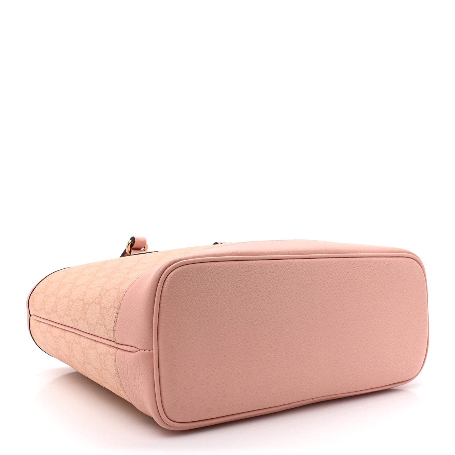 Gucci GG Supreme Monogram Textured Dollar Calfskin Medium Ophidia Shoulder Tote Bag Rose Pink 4 of 13