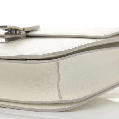 Celine Liege Calfskin Medium Classic Box Flap Bag White 11 of 11