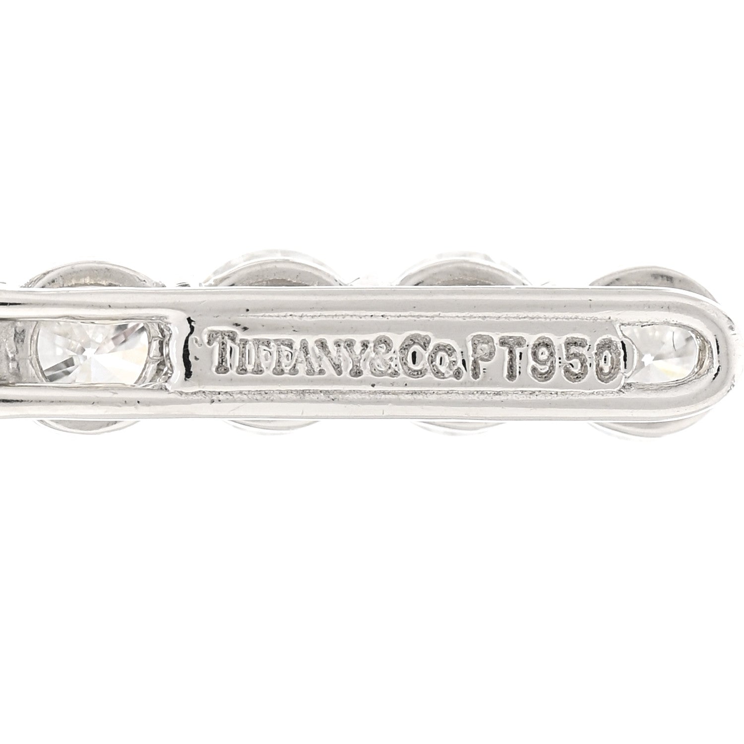 Tiffany Platinum Diamond Large Cross Pendant Necklace 4 of 4