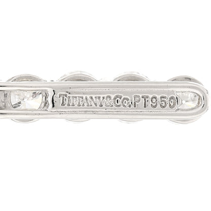Tiffany Platinum Diamond Large Cross Pendant Necklace 4 of 4