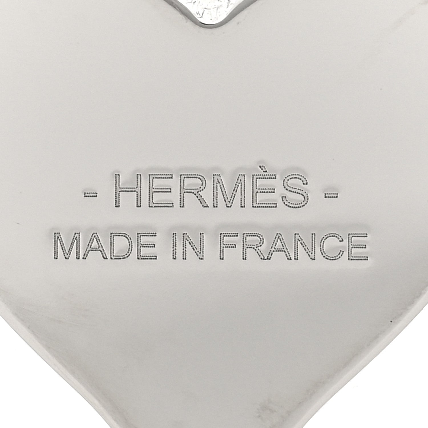 Hermes Palladium Coeur Tea Time Scarf Ring Rouge 3 of 3