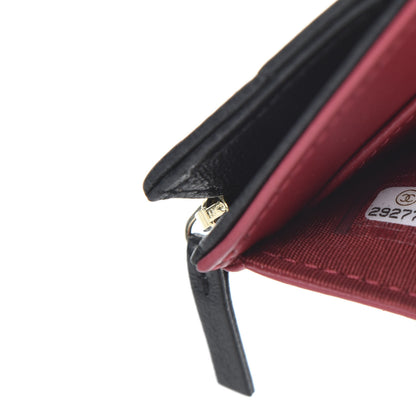 Chanel Lambskin Quilted 19 Small Flap Wallet Black 9 of 11