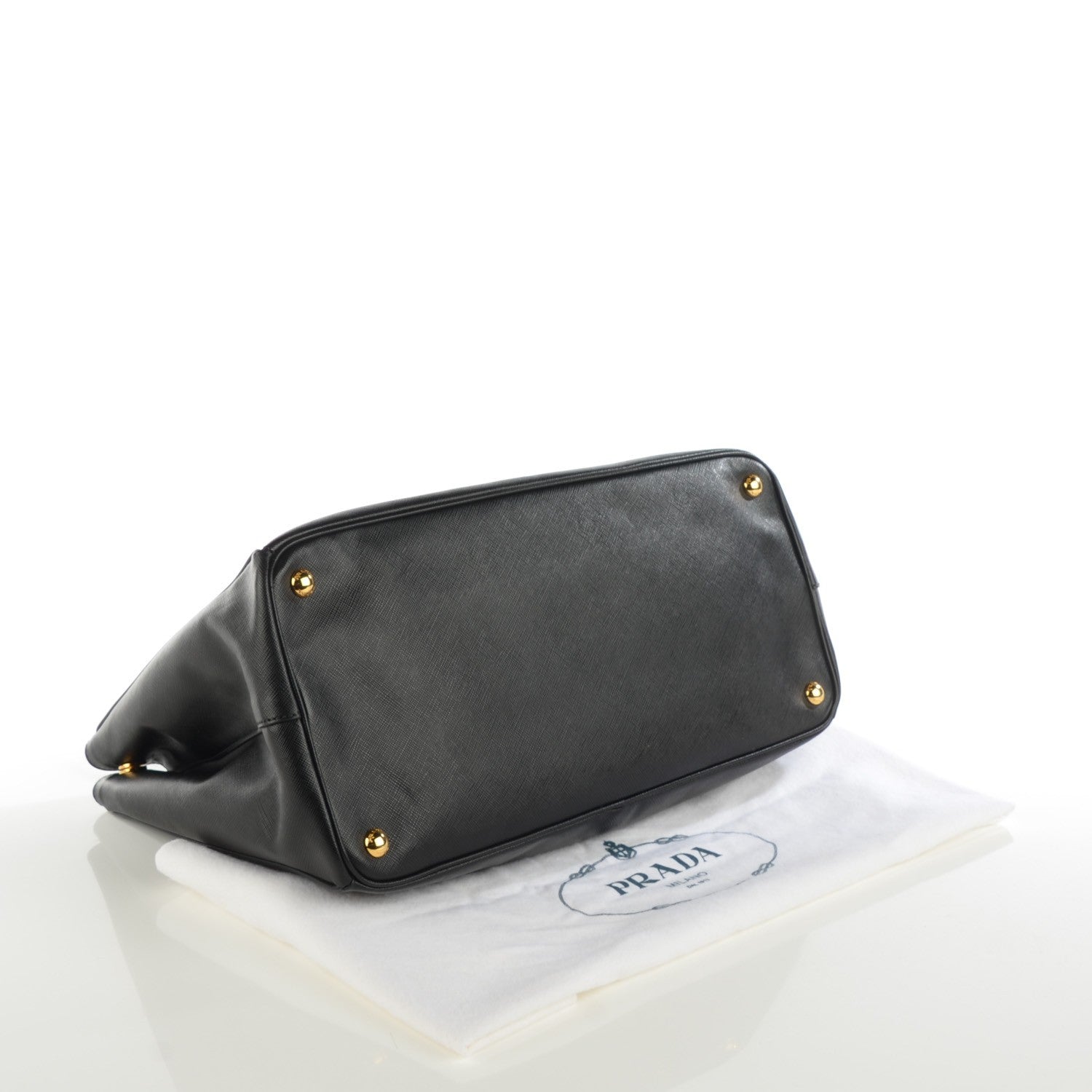 Prada Saffiano Lux Large Tote Nero Black 4 of 8