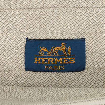 Hermes Natural Barenia Toile Grooming Bag 7 of 8
