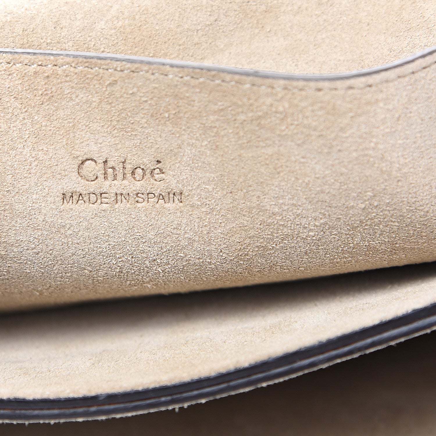 Chloe Suede Calfskin Small Faye Shoulder Bag Tobacco 5 of 13