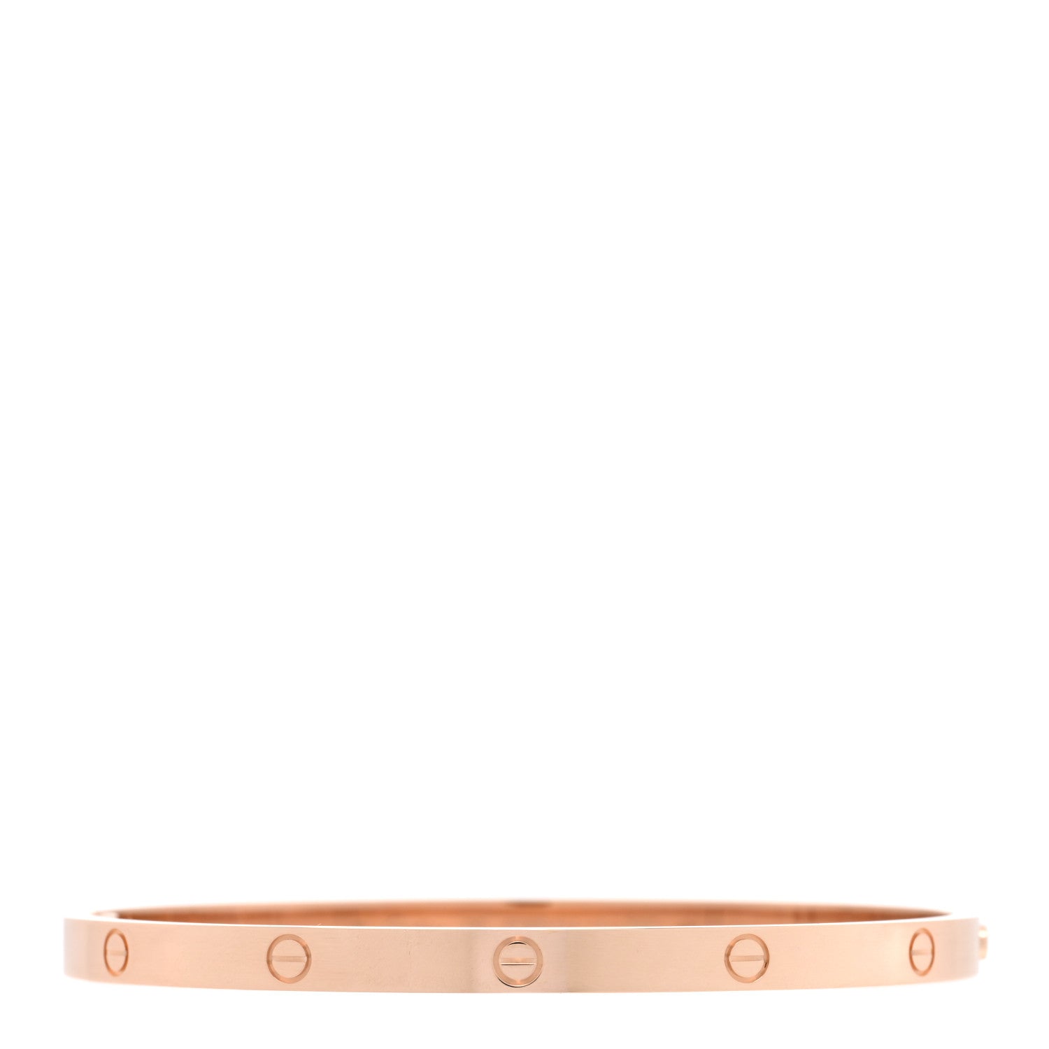 Cartier 18K Pink Gold Medium LOVE Bracelet 20 1 of 7