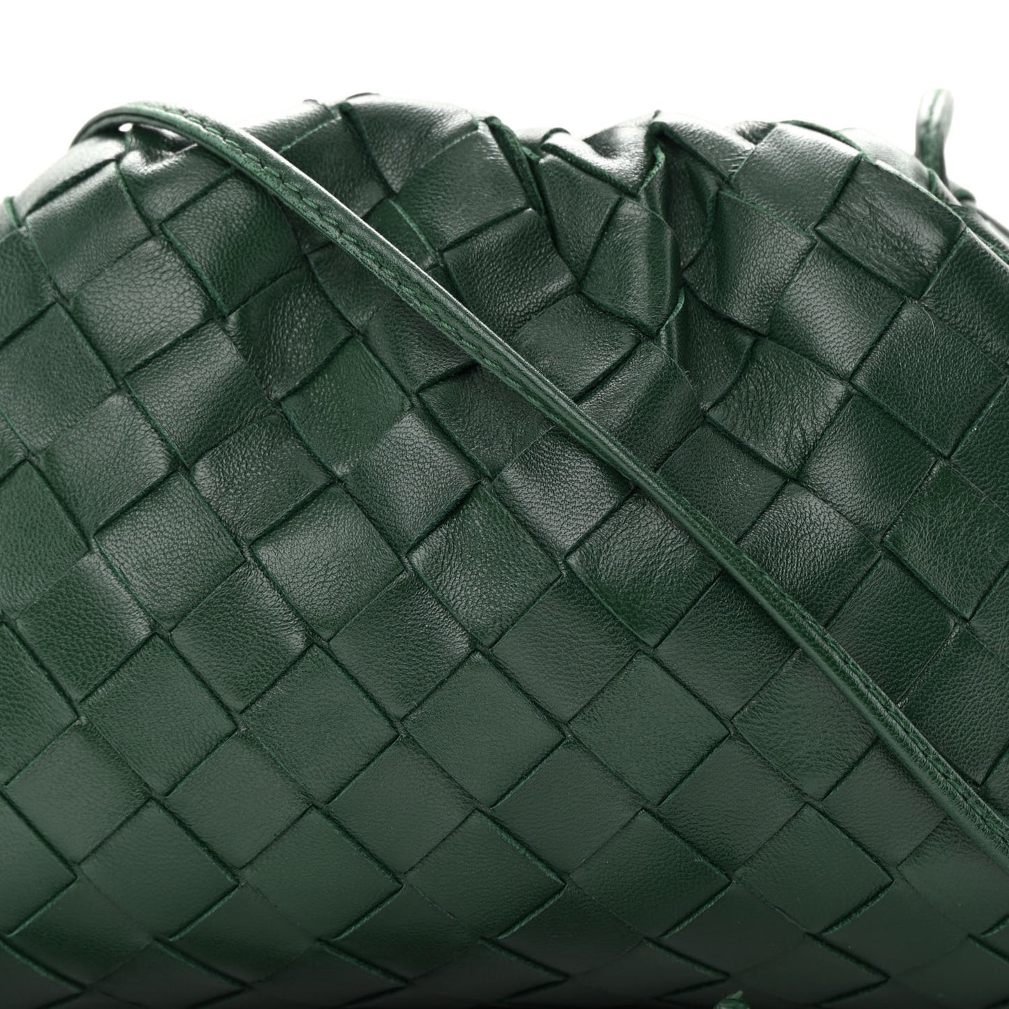 Nappa Intrecciato The Mini Pouch Raintree
