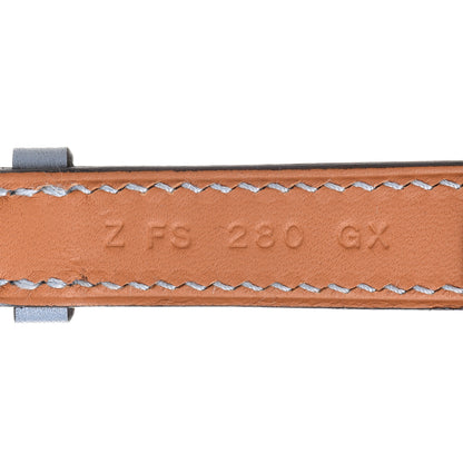 Hermes Swift 41mm Apple Watch Attelage Double Tour Band Bleu Lin 4 of 8