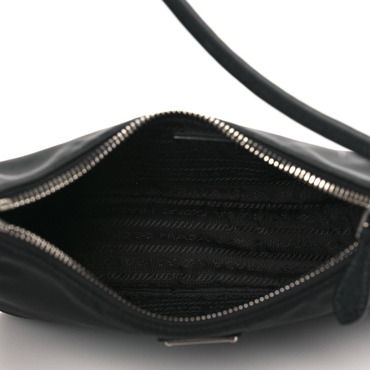 Prada Tessuto Nylon Saffiano Mini Re-Edition 2005 Bag Black 5 of 6