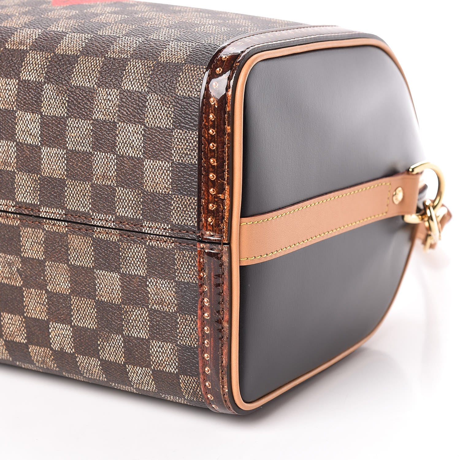 Louis Vuitton Transformed Damier Ebene Time Trunk Speedy Bandouliere 25 Black 10 of 10