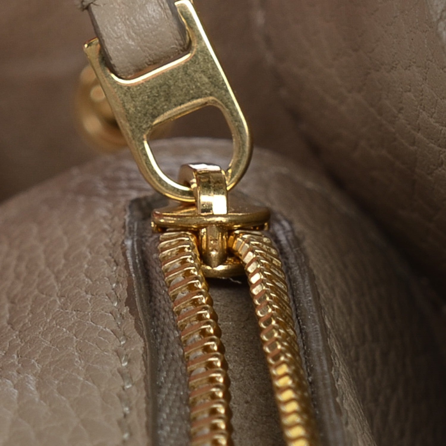 Celine Crisped Calfskin Medium Tie Knot Tote Light Taupe 13 of 17