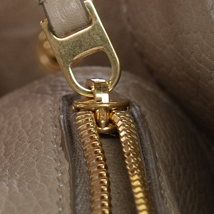 Celine Crisped Calfskin Medium Tie Knot Tote Light Taupe 13 of 17