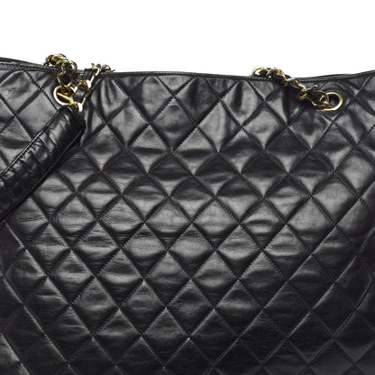 Chanel Lambskin Quilted Shoulder Bag Black 14 of 16