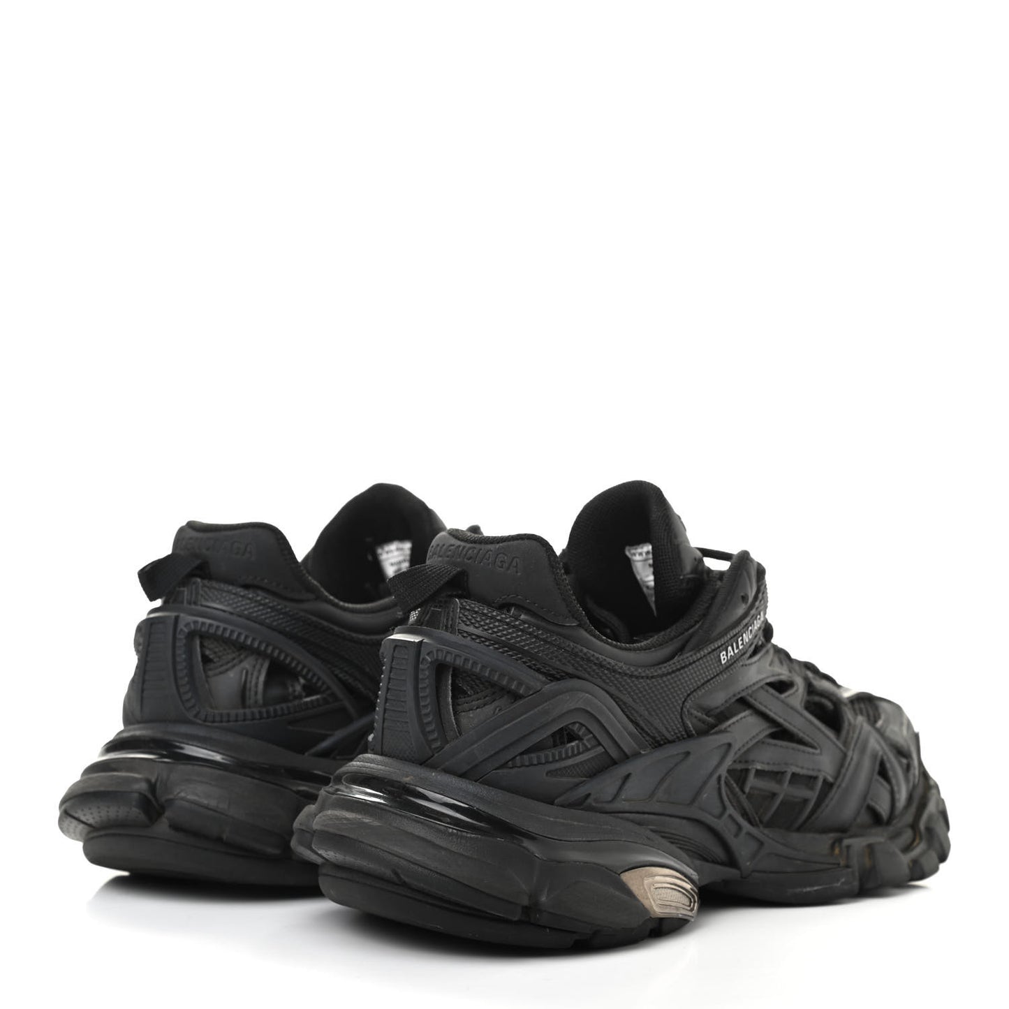 Rubber Mesh Womens Track.2 Open Sneakers 39 Black