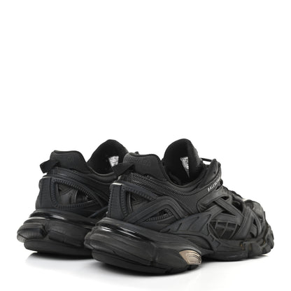 Balenciaga Rubber Mesh Womens Track.2 Open Sneakers 39 Black 4 of 16