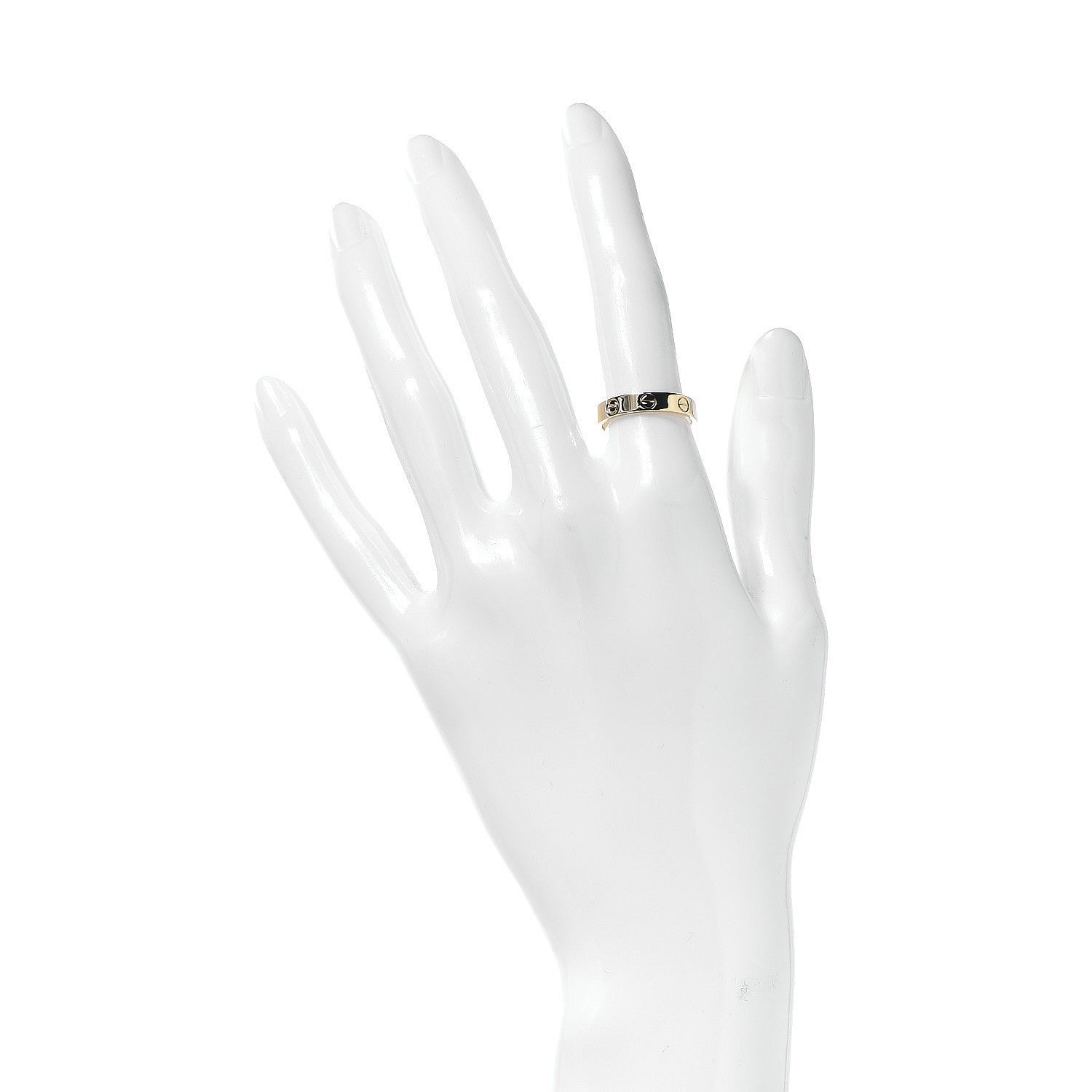 Cartier 18K Yellow Gold 3.5mm LOVE Wedding Band Ring 51 5.75 2 of 4