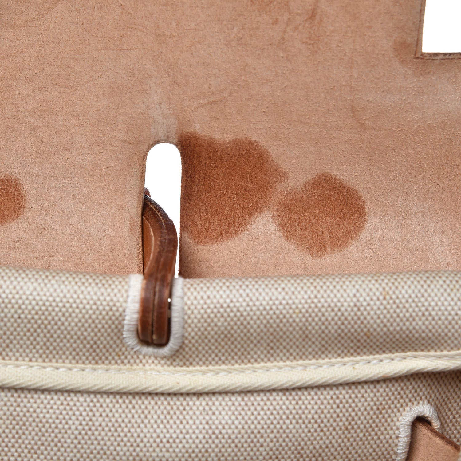 Hermes Toile Vache Calfskin Herbag 36 MM Natural 8 of 22