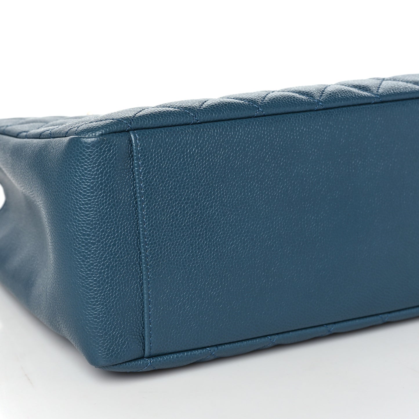 Caviar Quilted Grand Shopping Tote GST Blue