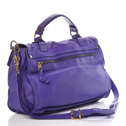 Proenza Schouler Lambskin Medium PS1 Satchel Purple Rain 3 of 15