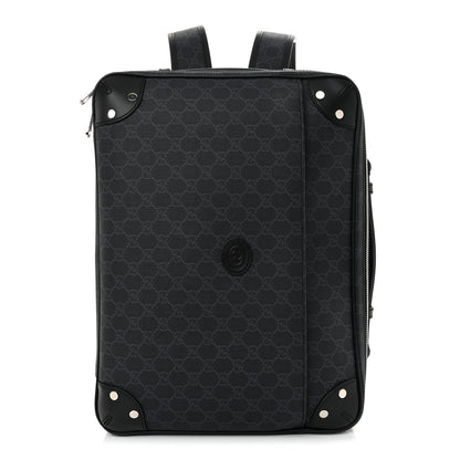 Gucci GG Supreme Monogram Briefcase Backpack Black Grey 3 of 13