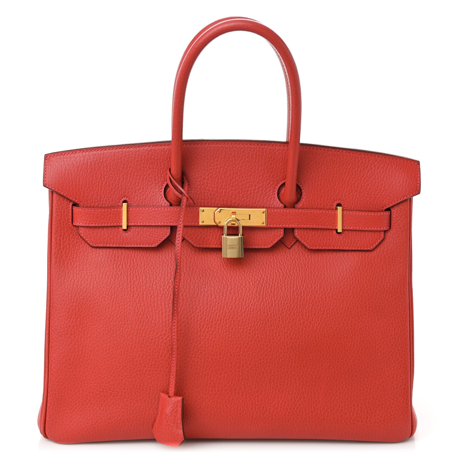 Hermes Ardennes Birkin 35 Rouge Vif 1 of 14