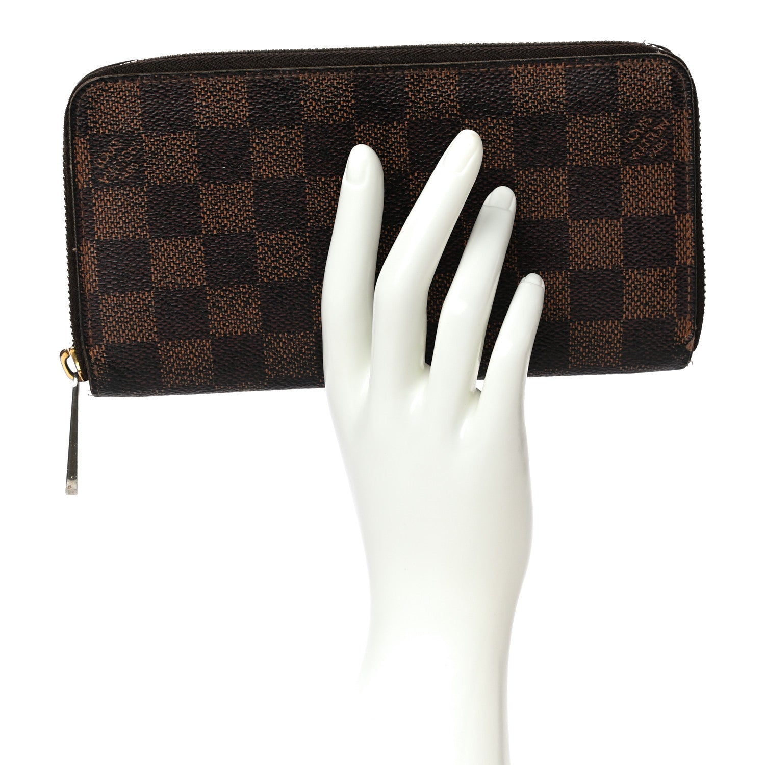 Louis Vuitton Damier Ebene Zippy Wallet 2 of 21