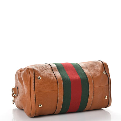 Gucci Calfskin Vintage Web Medium Boston Tobacco 5 of 15
