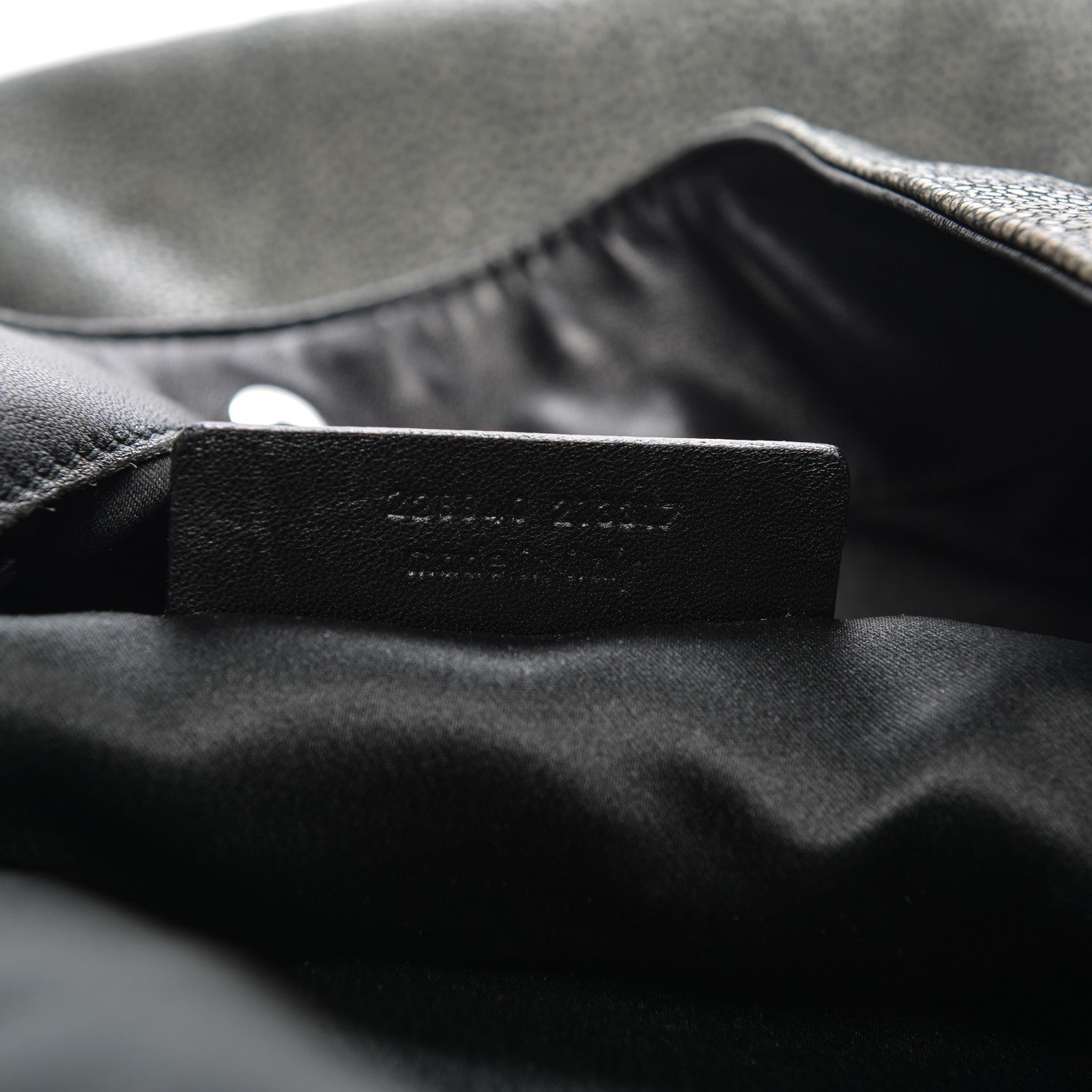 Saint Laurent Stingray Embossed Large Roady Silver 7 of 8
