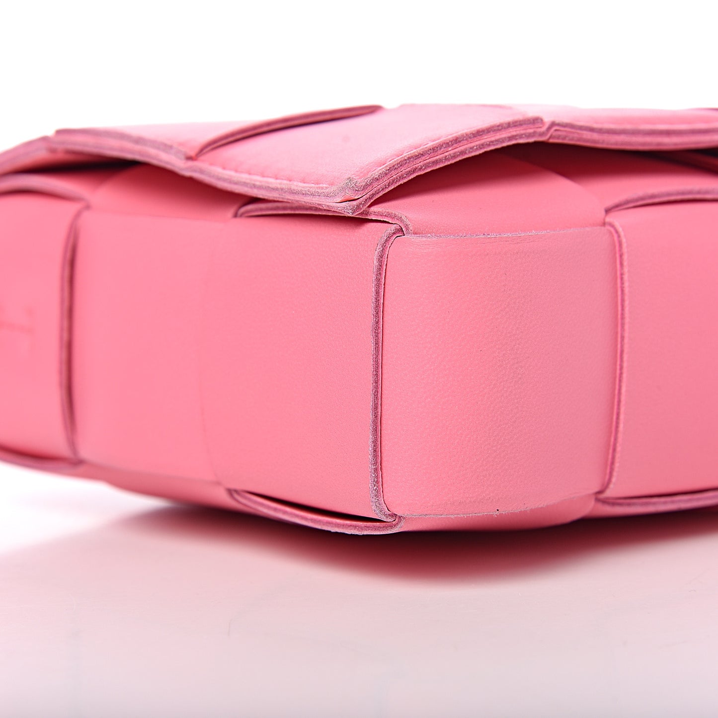 Nappa Maxi Intreccio Cassette Bag Rosa