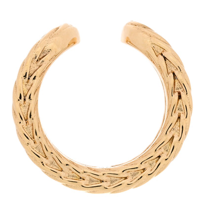 Hermes 18K Yellow Gold PM Chaine d'Ancre Danae Single Cuff Earring 3 of 6
