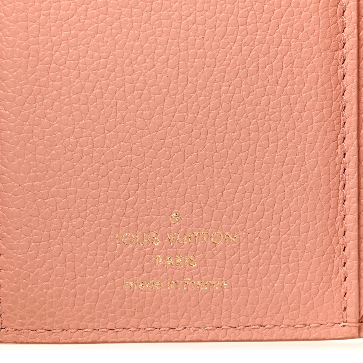 Louis Vuitton Empreinte Monogram Giant Victorine Wallet Rose Trianon Creme 6 of 7