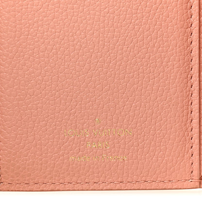 Louis Vuitton Empreinte Monogram Giant Victorine Wallet Rose Trianon Creme 6 of 7