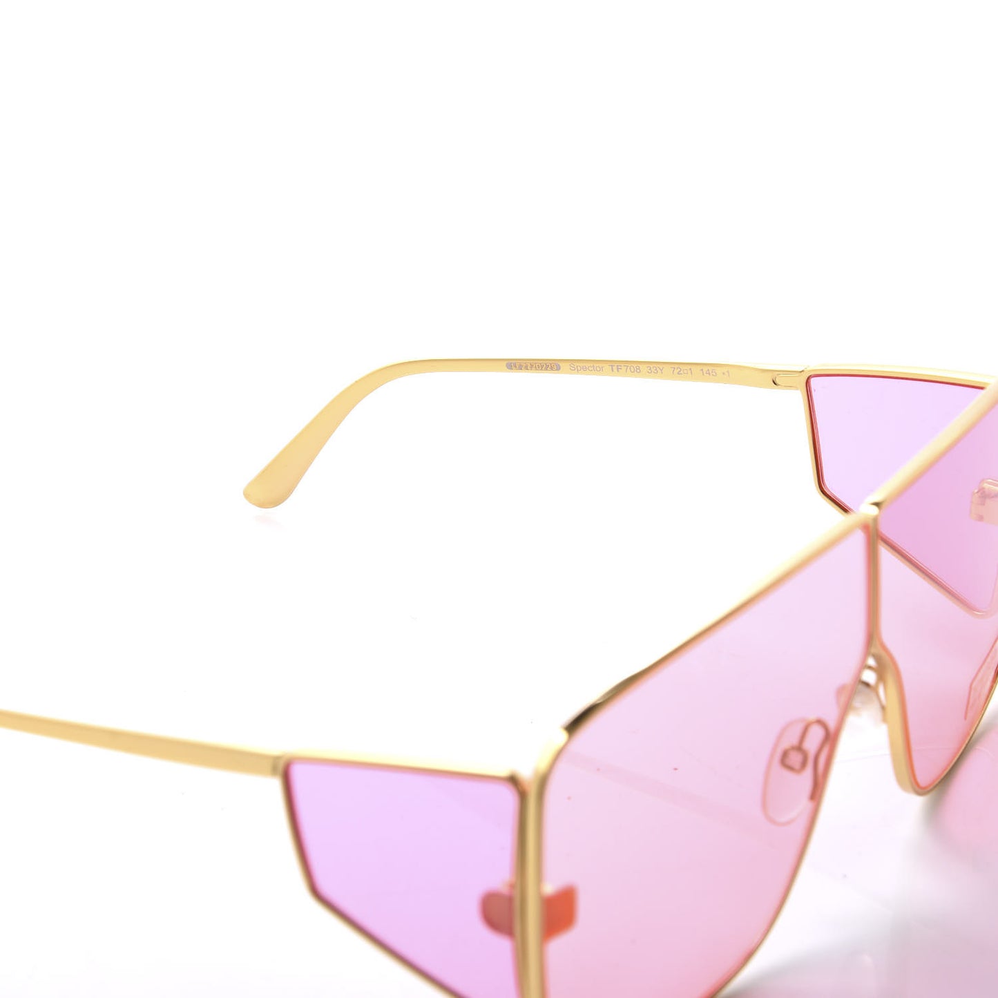 Square Spector Sunglasses TF 708 Rose