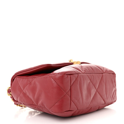 Chanel Goatskin Quilted Medium Chanel 19 Flap Red 4 of 10