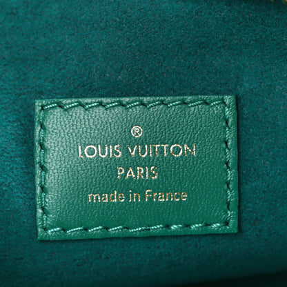 Louis Vuitton Lambskin Embossed Monogram Coussin BB Emeraude 6 of 9
