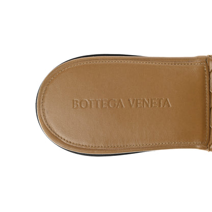Bottega Veneta Nappa Maxi Intrecciato Lido Flat Sandals 38 Tan 7 of 9
