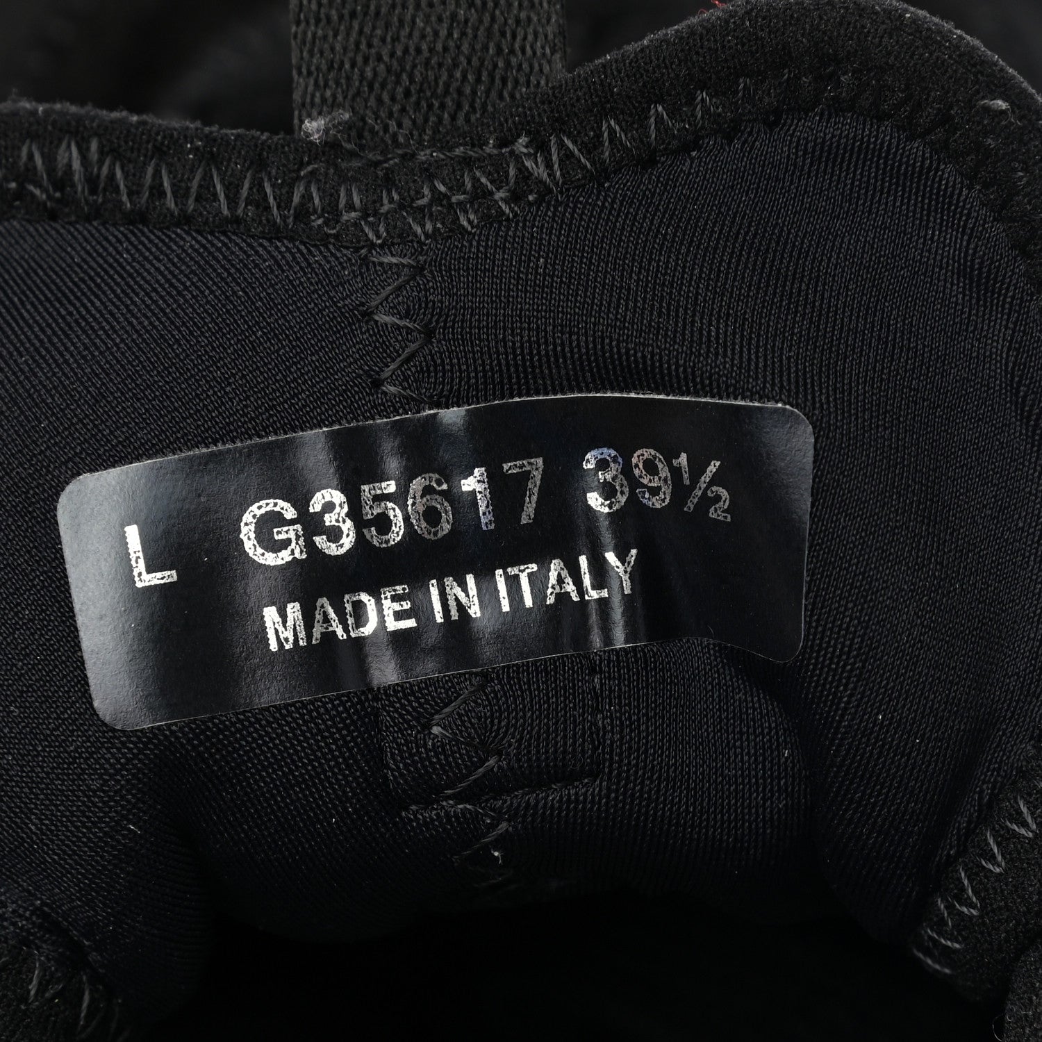 Chanel Velvet Calfskin Mixed Fibers CC Sneakers 39.5 Black 8 of 8