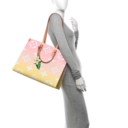 Louis Vuitton Monogram Giant By The Pool OnTheGo GM Light Pink 2 of 10