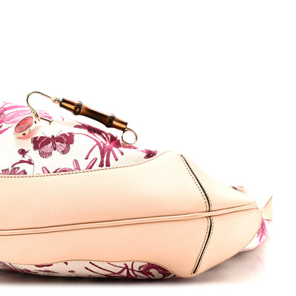 Gucci Canvas Floral Flora Peggy Bamboo Top Handle Hobo 10 of 10