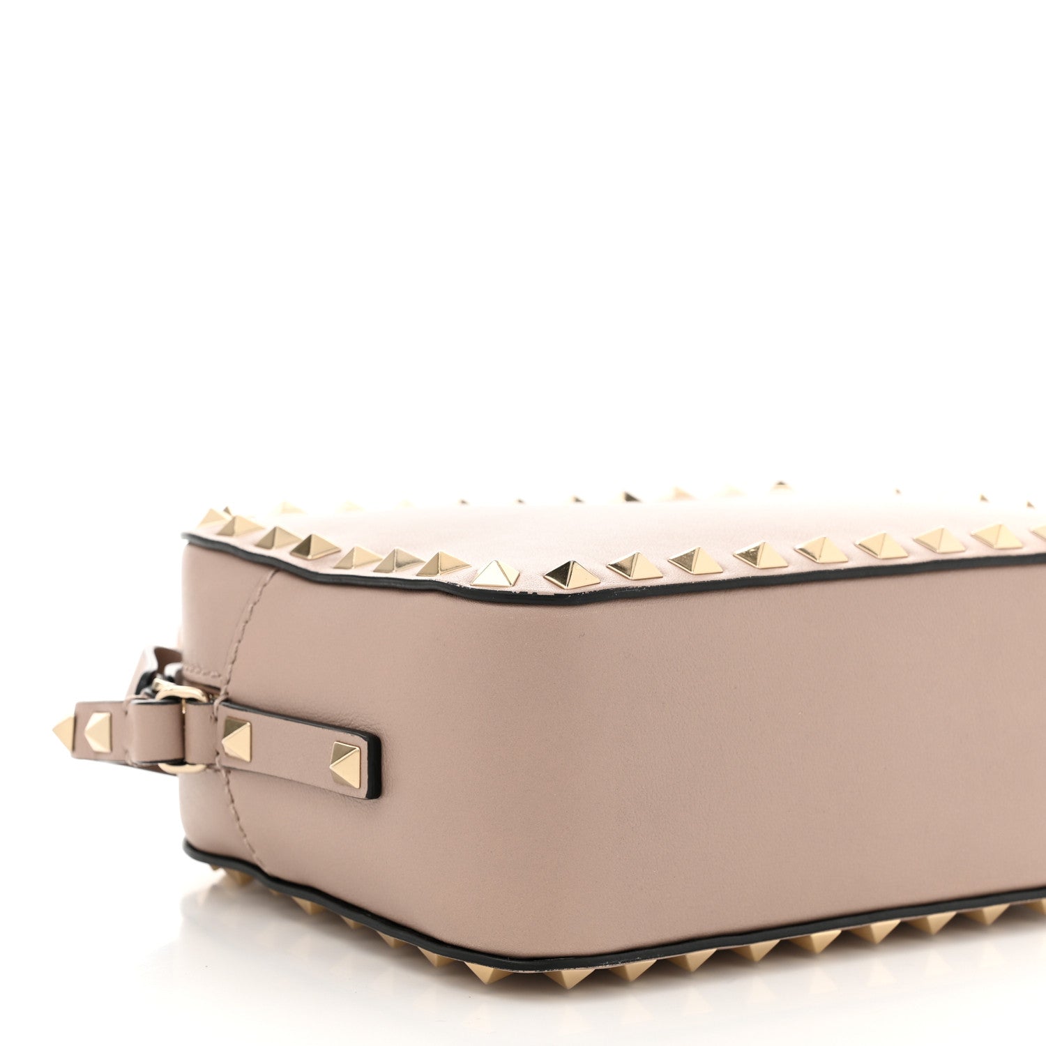 Valentino Garavani Calfskin Rockstud Camera Crossbody Bag Poudre 8 of 10