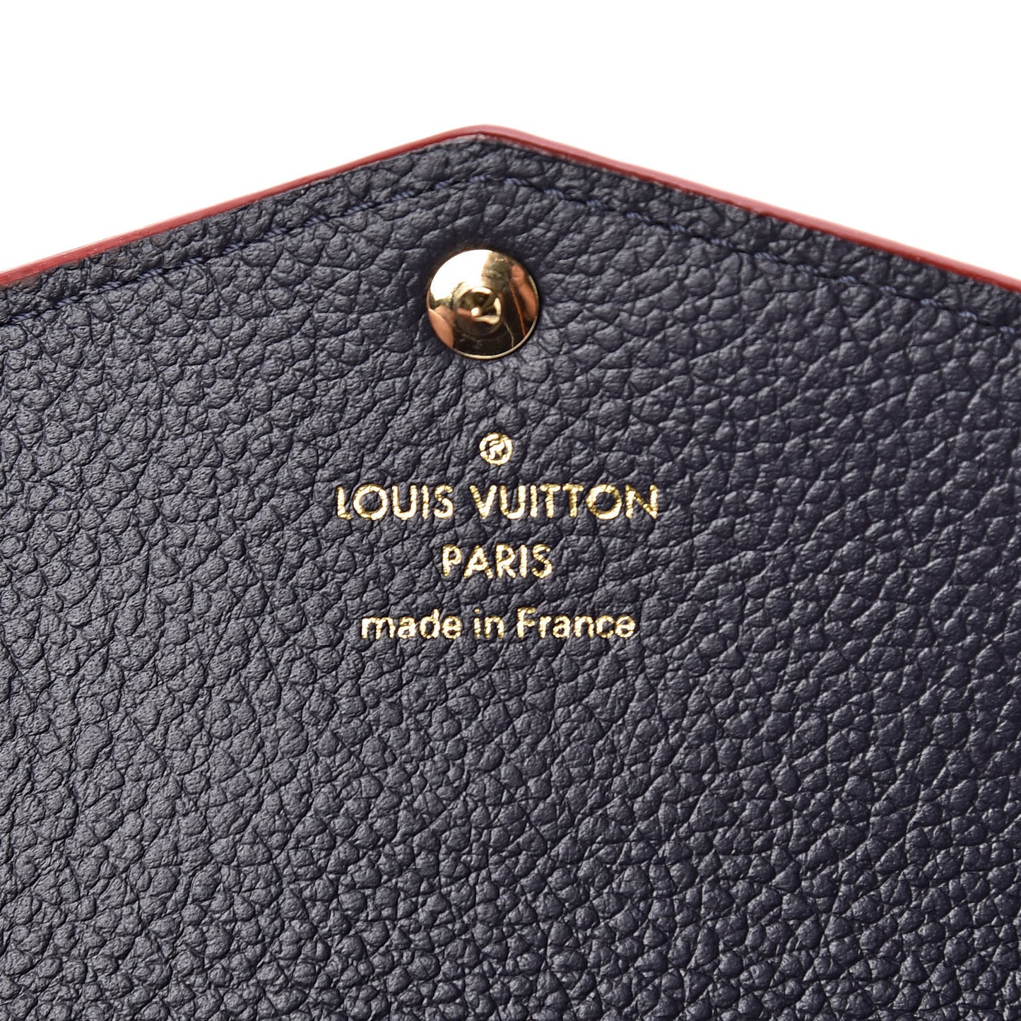 Empreinte Key Pouch Marine Rouge