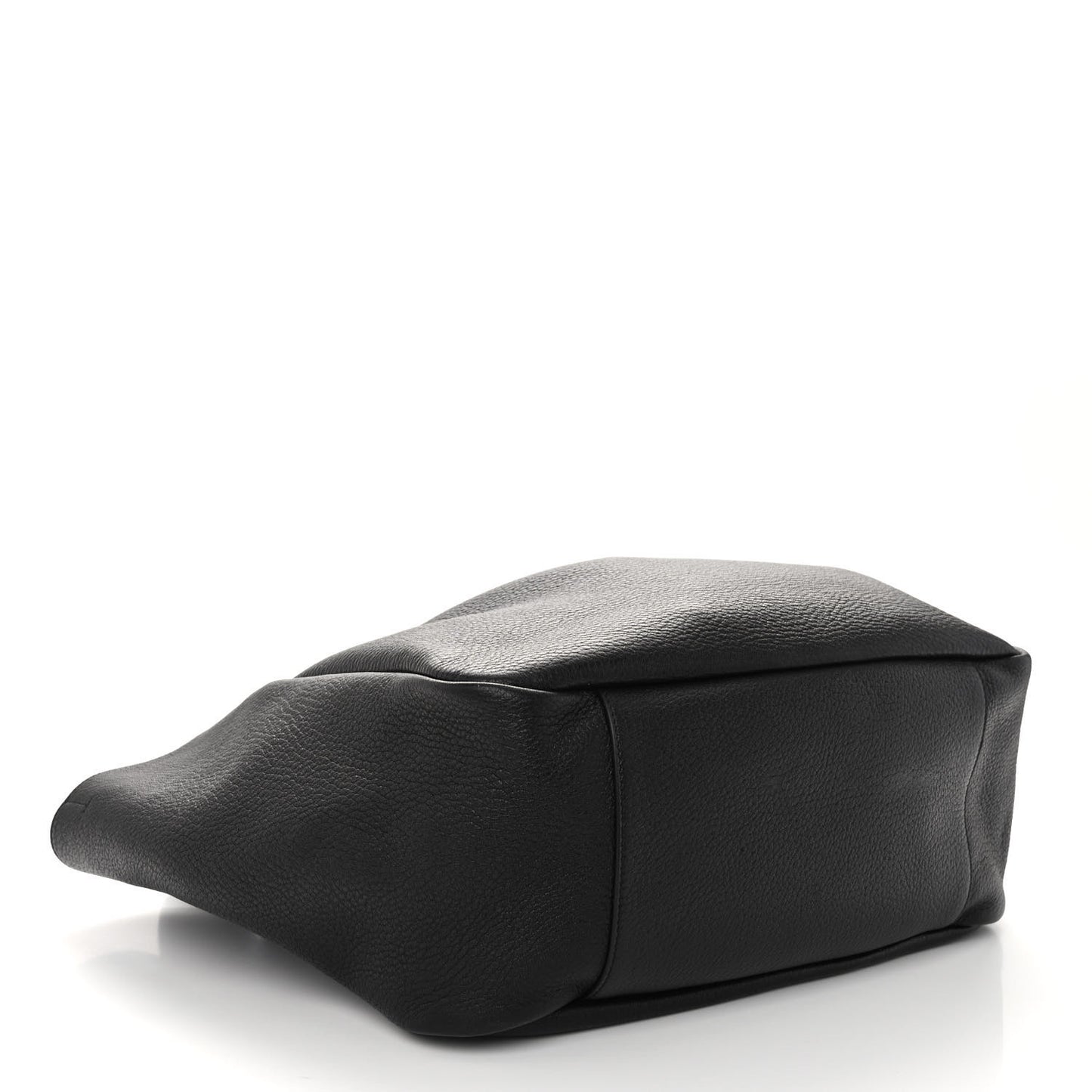 Grained Deerskin Bea Tote Black