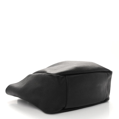 Saint Laurent Grained Deerskin Bea Tote Black 4 of 9