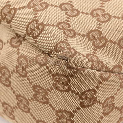 Gucci Monogram Medium Horsebit Chain Hobo Dark Brown 12 of 18