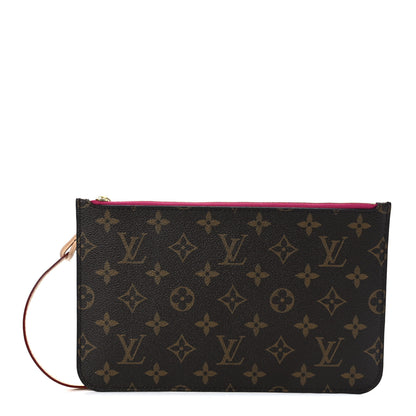 Louis Vuitton Monogram Neverfull MM GM Pochette Pivoine 1 of 11