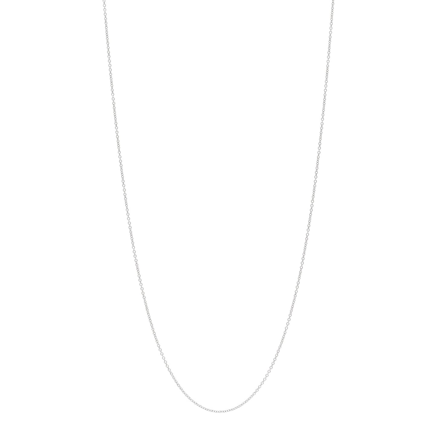 Platinum Chain Necklace 20"