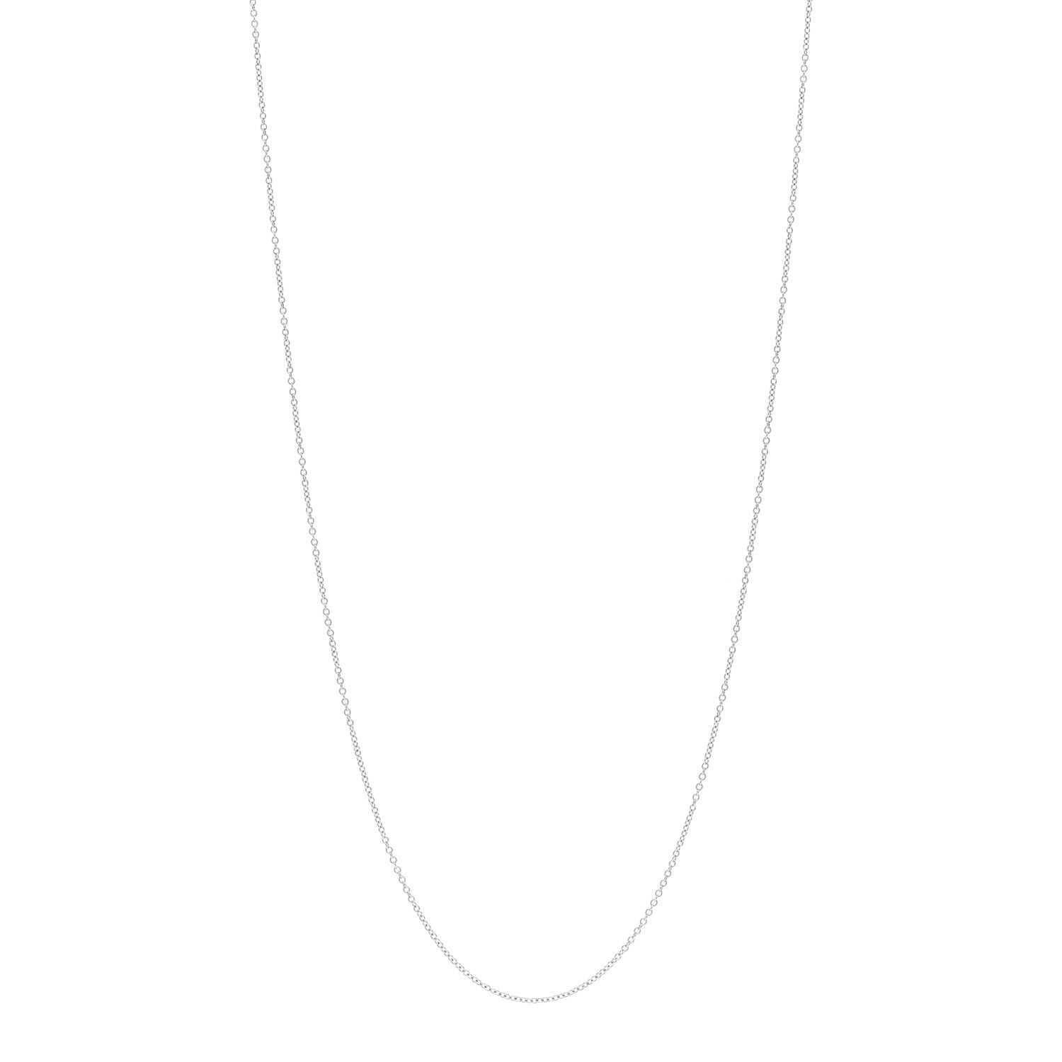 Tiffany Platinum Chain Necklace 20" 1 of 4